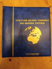 France Classeur collection philatélique timbres Les plus beaux timbres du monde