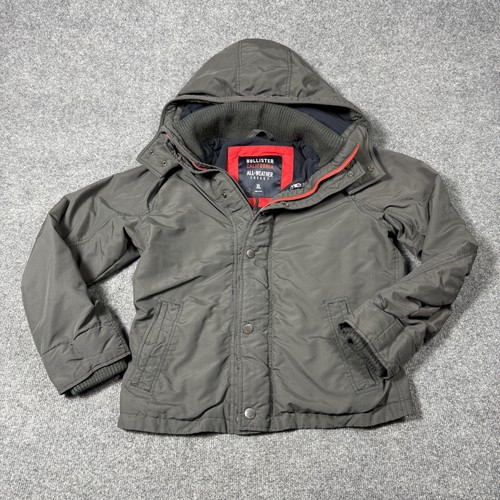 Hollister jacket mens green - hollister,