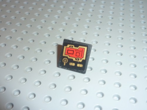 Lego road sign 2x2 square - sign,