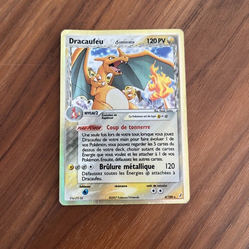 Dracaufeu 100 holo carte - holo,
