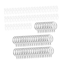 Lot de 50 anneaux de rideau de