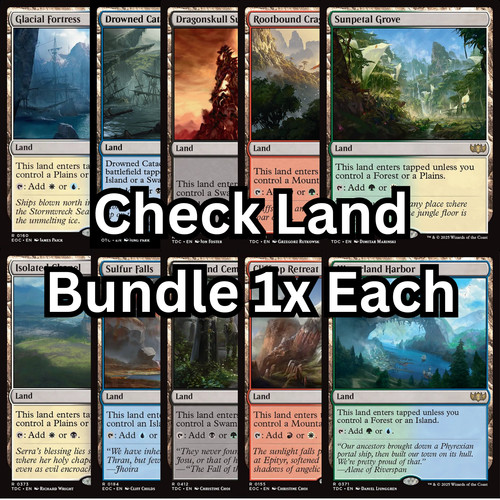 Full set check lands - of,
