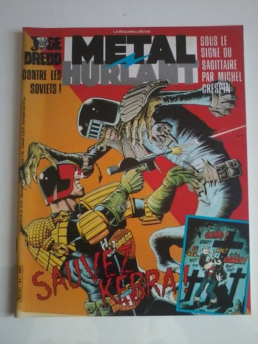 Revue magazine métal - métal, hurlant