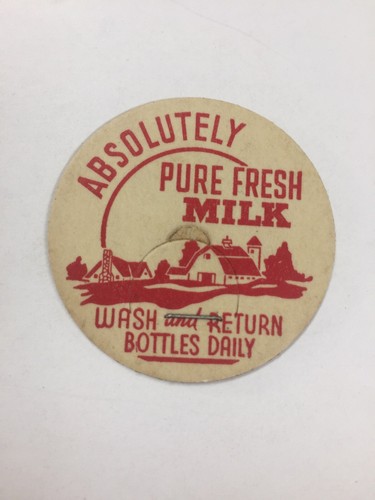 Vintage cardboard milk - cardboard, milk/dairy