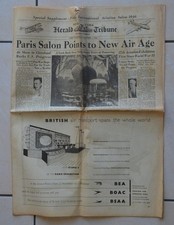 AVIATION JOURNAL HERALD NEW YORK TRIBUNE 12/1946 SALON PARIS