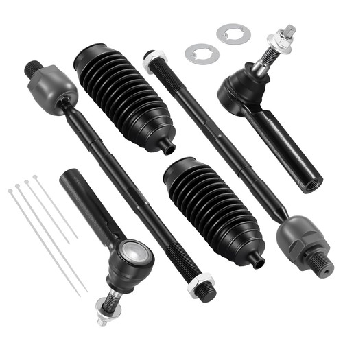 6pc tie rod kit - with, boots