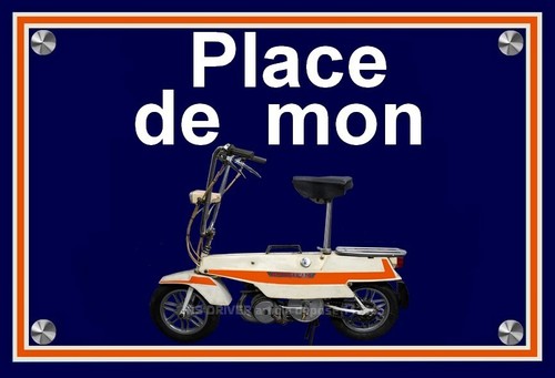 Plaque place mon mobyx - ",