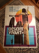DESERT VIVANT Walt DISNEY Affiche 120x160 Chat sur un cactus