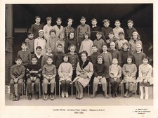 ANCIENNE PHOTO DE CLASSE LYCEE
