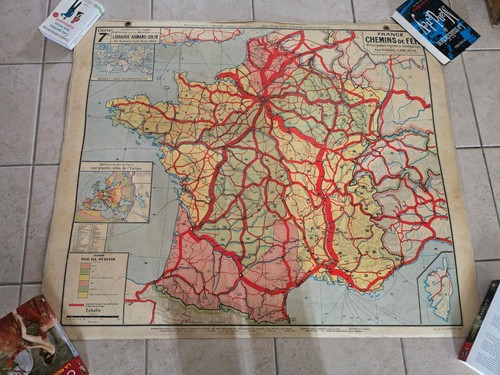 Vends cette ancienne carte - je,