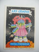 album PANINI MERLIN Les CRADOS Vignette Immage FRANCE Garbage Pail Kids N°148