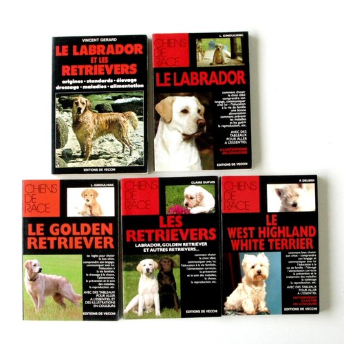 Lot livres chiens - chiens, de