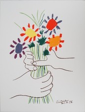 Pablo PICASSO : Le bouquet de