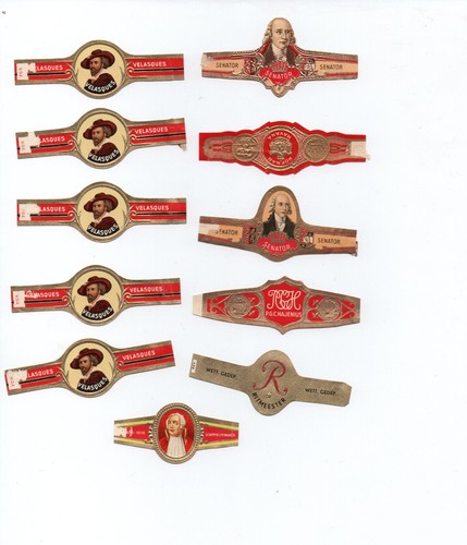 Lot bagues cigares - 11,