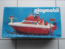 3498 PLAYMOBIL VINTAGE : Bateau moteur à cabine de plaisance / vedette
