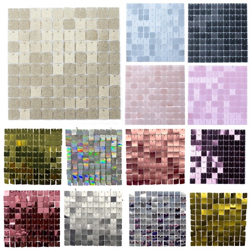 Panneaux mur sequins - de,