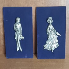 Cadre En Velour Bleu