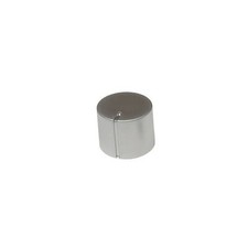 Chrome plastic knob cap - plastic,