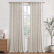 Rideaux Voilage Lin Naturel