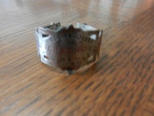 Ancienne plaque d’identité de vélo Peschadoires Puy de Dôme