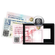 Porte carte pare brise (VTC/TAXI/Handicapé/Identité...)