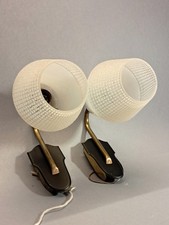 Paire d'appliques vintage en