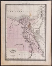 1860ca - Carte géographique