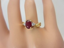 Bague En Or Jaune 14K Avec