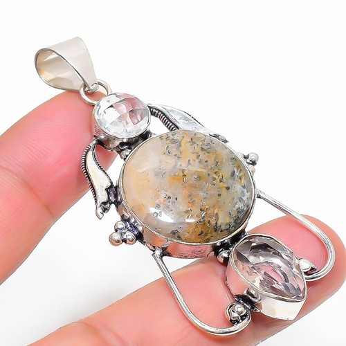 Pendentif argent sterling - en,