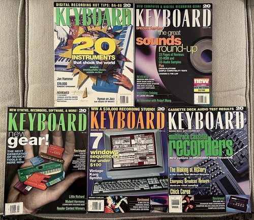 Keyboard magazine 1995 lot - keyboard,