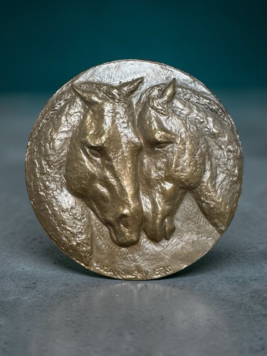 Médaille bronze chevaux - médaille,