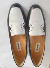 TROTTEUR en cuir  bleu marine et blanc DAMART en trés bon état, pointure 38