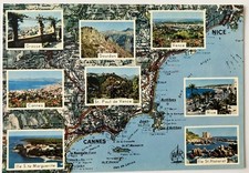 06 CPM Carte postale Cote d Azur multivues annees 60