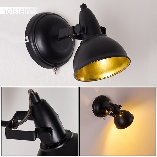 Applique noire lampe - applique,