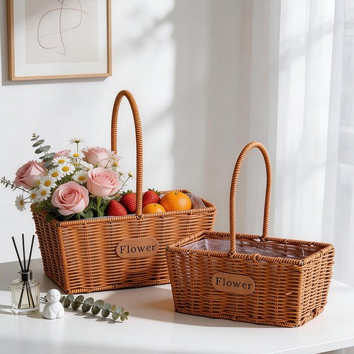 Panier fleurs léger en - panier,