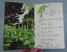 menu de la fête du Têt 1966