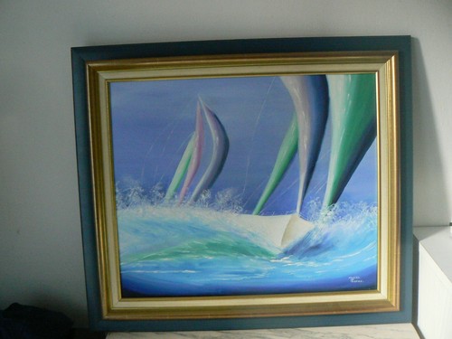 Tableau voilier marine moderne - marine,