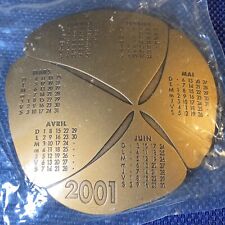 MÉDAILLE CALENDRIER 2001