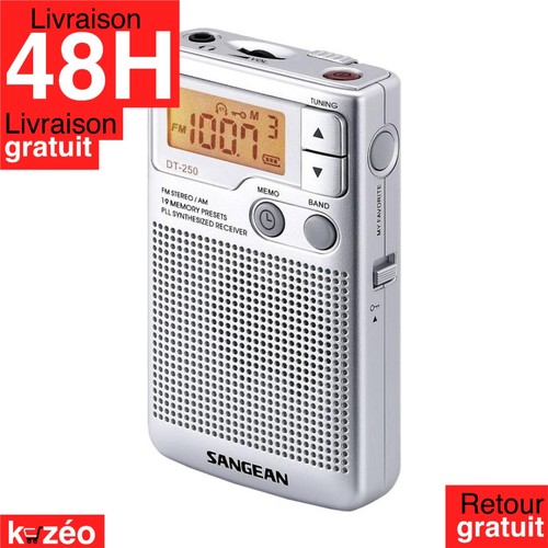 Radio portable sangean - radio, dt-250
