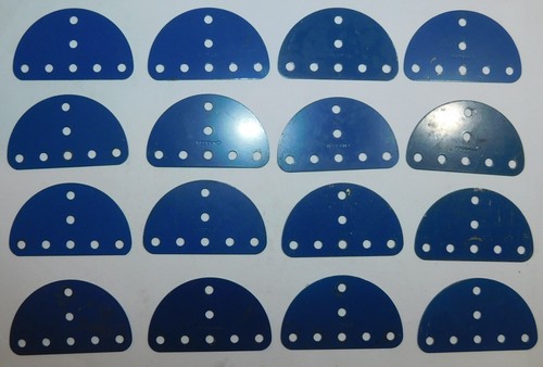 Plaque semi circulaire - x,