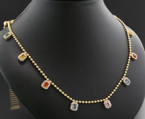 Collier saphir brillant luxe - saphir, *luxe*
