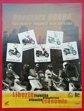 Publicité de presse  Scooter HONDA - Innova Panthéon  Dylan SH 125 - Lead 100