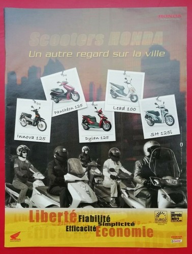 Publicité presse scooter - publicité,