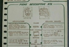 Fiche technique automobile moteur INDENOR type TMD 85  n°171