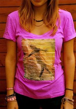 t shirt rose violet KANABEACH