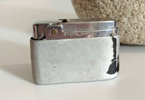 Ancien briquet silver match - silver,