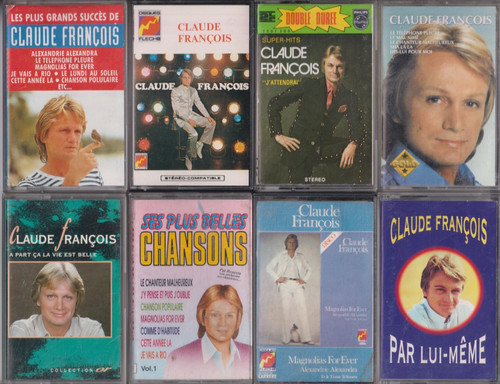 Claude francois lot 8 - de, k7