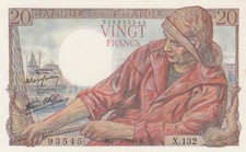 France francs pêcheur - 20,