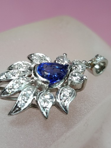 Pendentif ancien platine - ancien, en