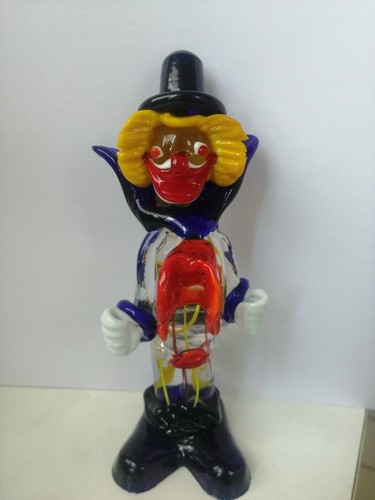 Figurine clown verre - clown, en